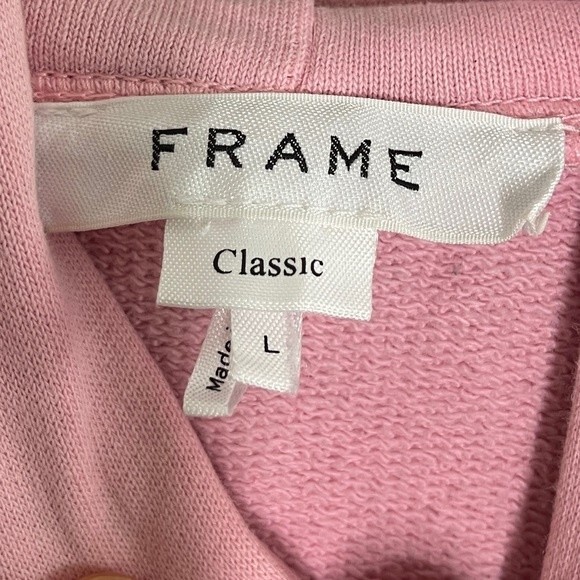 Frame Pyramid Classic Fit Pink Hoodie Men’s Sz L - Picture 5 of 7